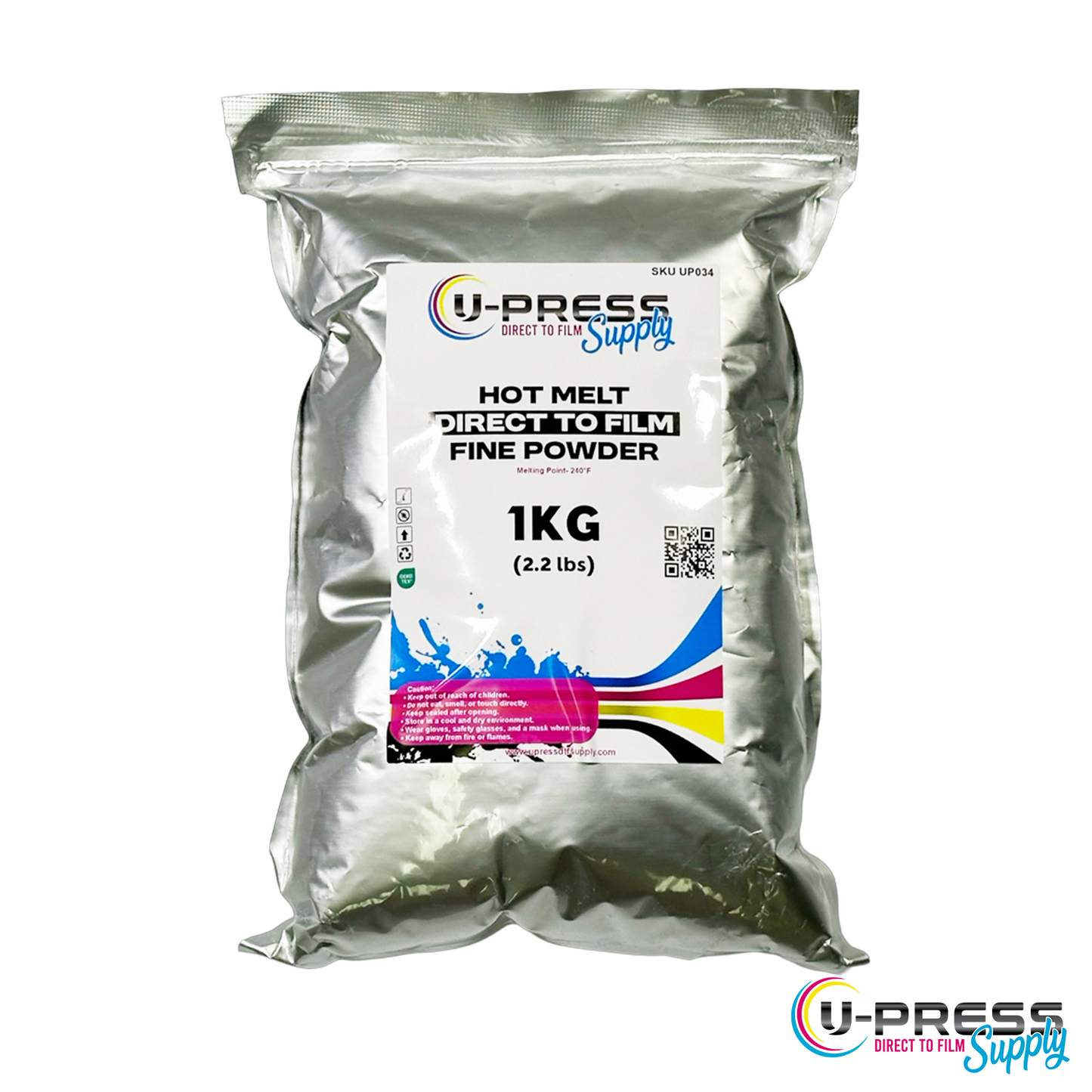 UpressDTF Ultra Fine DTF Powder 80-120 Micron 1KG