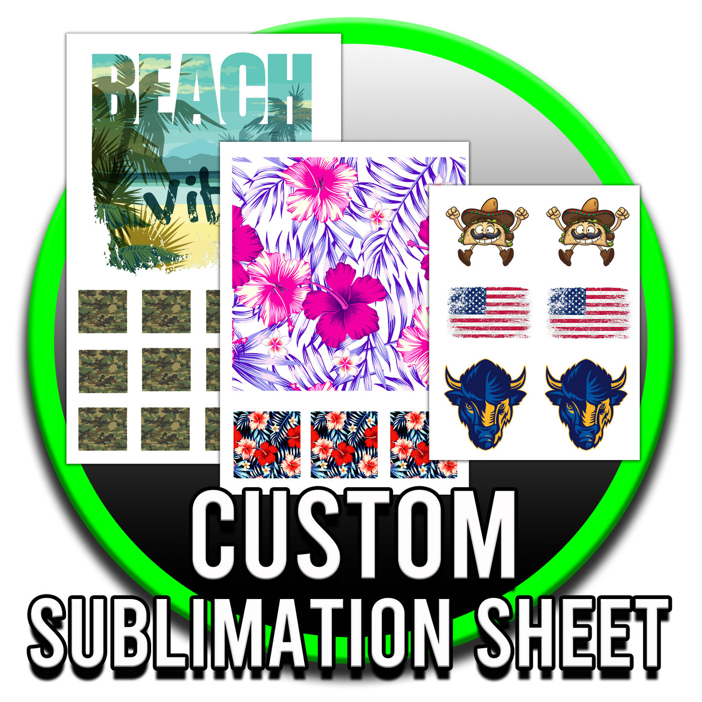 Custom Sublimation Sheet