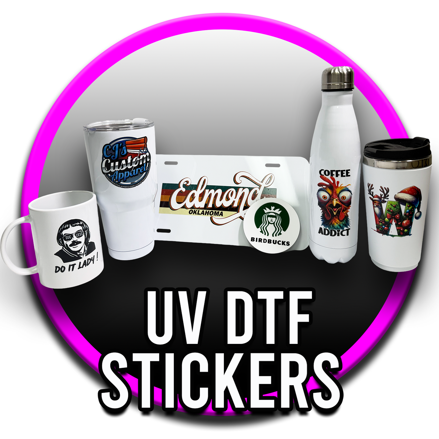 UV DTF Stickers- Build A Gang Sheet